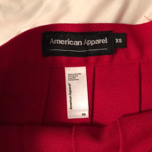 red american apparel tennis skirt - Picture 3 of 3
